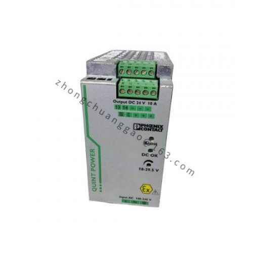 Phoenix QUINT-PS-100-240AC/10 High-Efficiency DIN Rail Power Supply