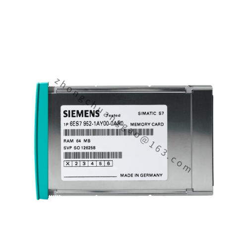 Siemens 6ES7952-0KH00-0AA0 RAM Memory Card for S7-400, Long Version, 16 MB