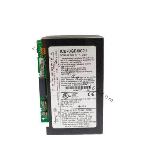 GE FANUC IC670GBI002J - High-Performance Programmable Logic Controller