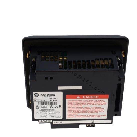 Allen-Bradley 2711-T6C1L1 PanelView 600 Color/Touch RIO/RS-232-Printer, DC Power